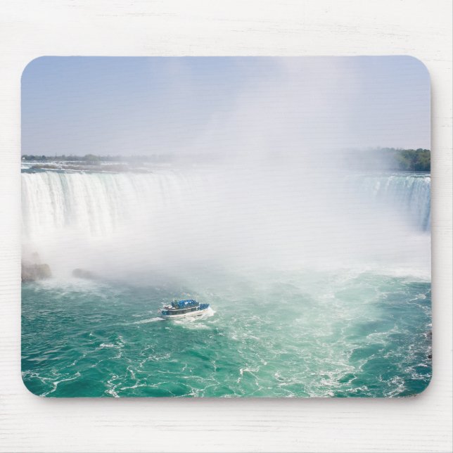 Boat and Horseshoe Falls from Niagara Falls Mouse Mat (Front)