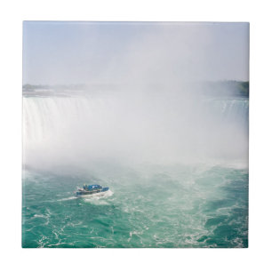 Boat and Horseshoe Falls from Niagara Falls Tile