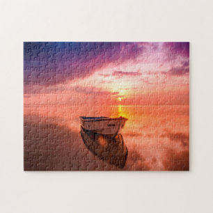 Boat at Anchor. Jigsaw Puzzle