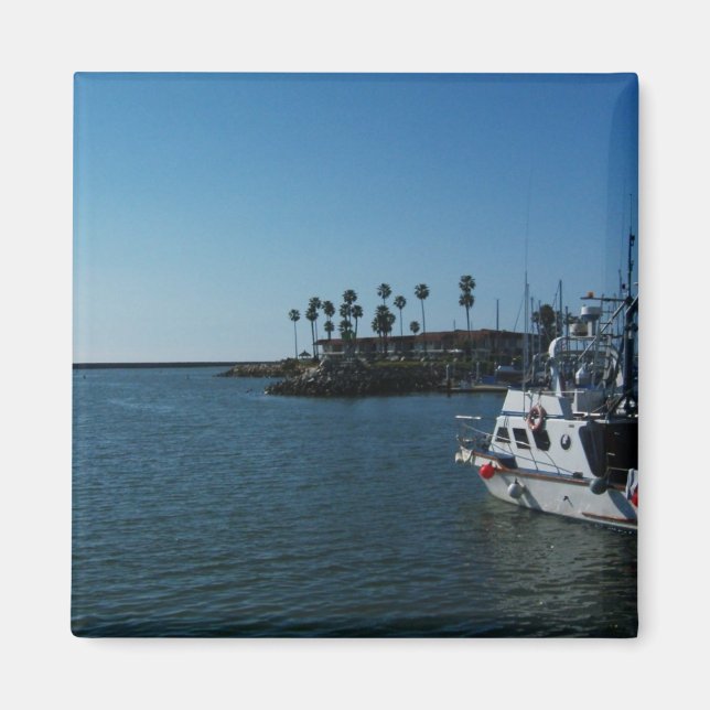Boat at Oceanside Harbour -CA Magnet (Front)