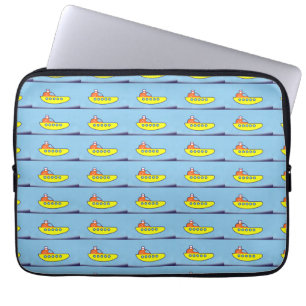 Boat at sea laptop sleeve