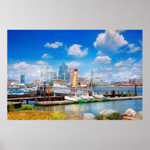 Boat - Balitimore, MD - Steam tug Baltimore 1906 Poster