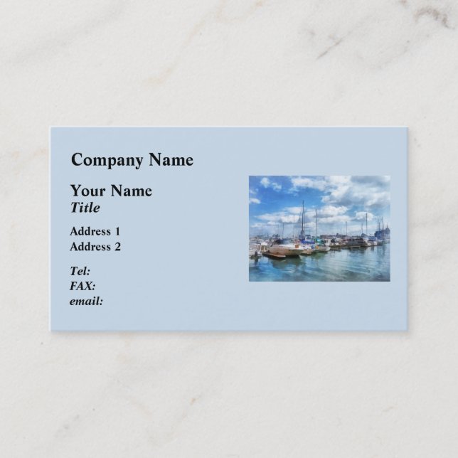 Boat Basin Fells Point Business Card (Front)