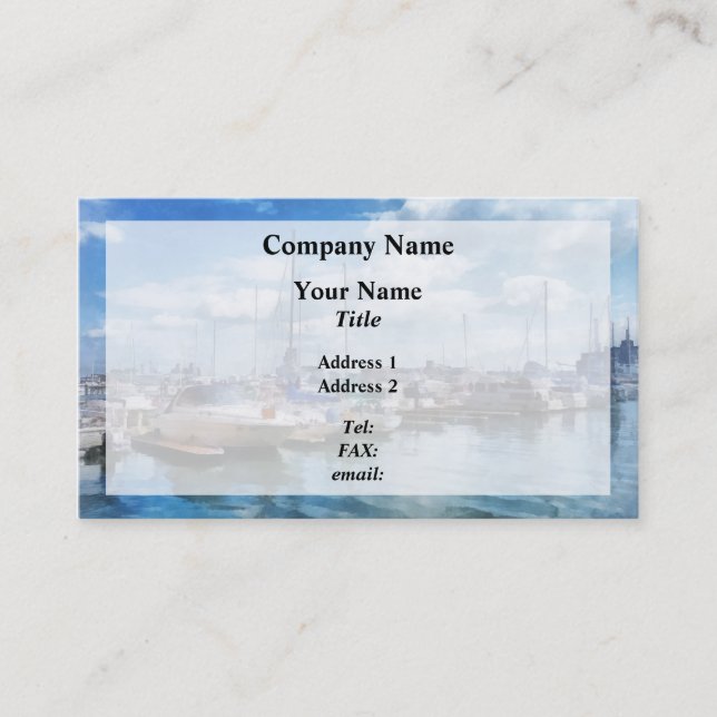 Boat Basin Fells Point Business Card (Front)