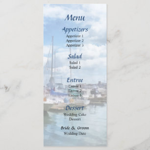 Boat Basin Fells Point Wedding Menu