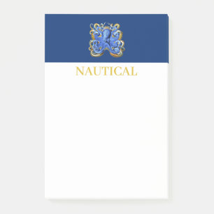 Boat Beach House Octopus Custom Post-it Notes