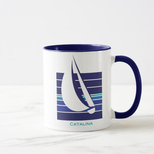 Boat Blues Square_Catalina mug (Right)