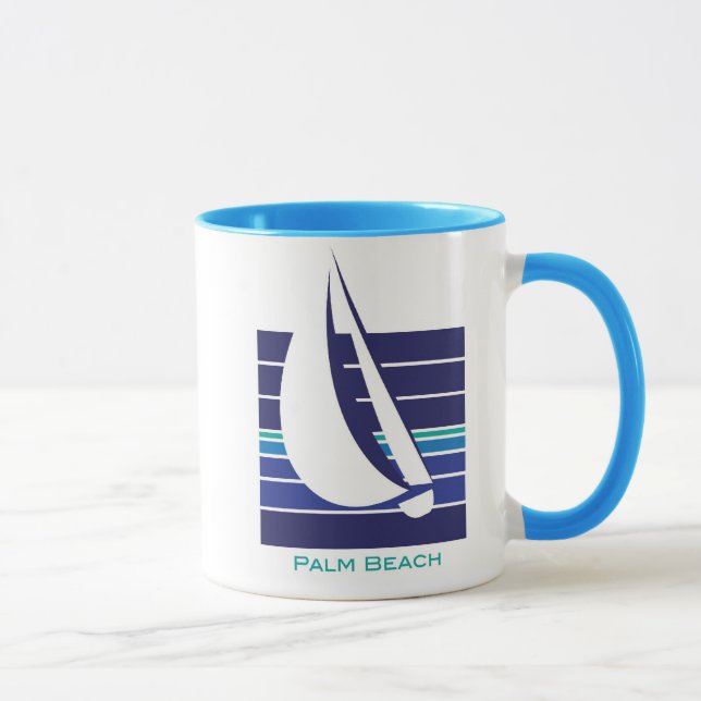 Boat Blues Square_Palm Beach mug (Right)