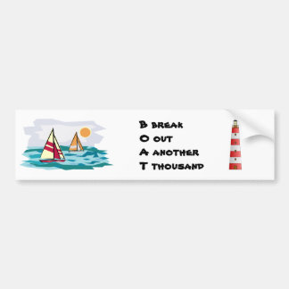 BOAT Bumper Sticker