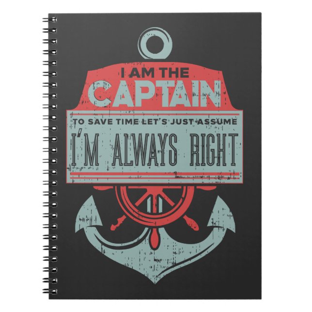 Boat Capitain Notebook (Front)
