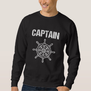 Boat Captain Boaters Pontoon Boating Sweatshirt
