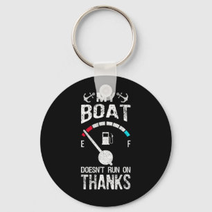 Boat Captain Costume My Boat Doesn't Run On Thanks Key Ring