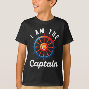 Boat Captain Men Women Funny Boating Sailing Ponto T-Shirt