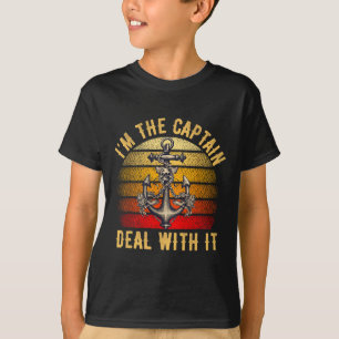 Boat Captain Men Women Funny Boating Sailing Ponto T-Shirt