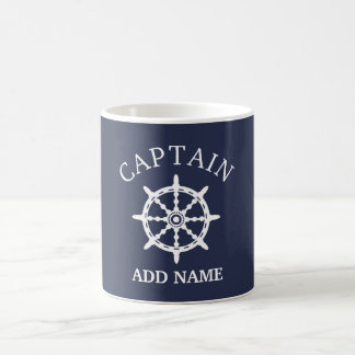 Boat Captain (Personalise Captain's Name) Coffee Mug