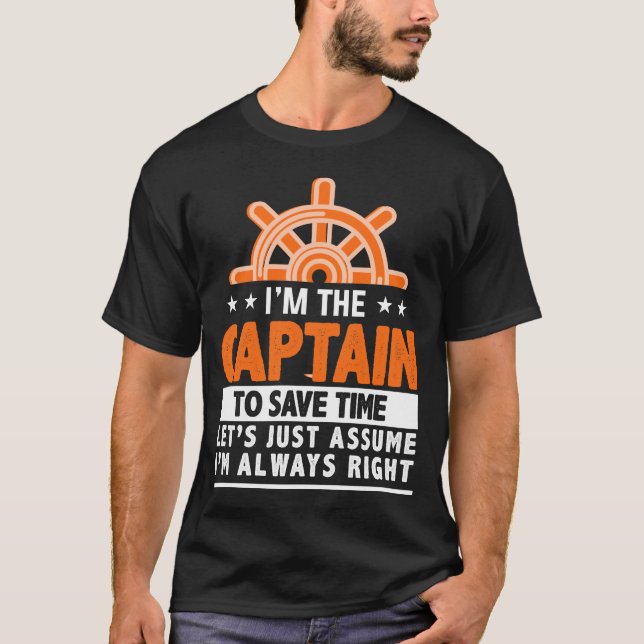 Boat Captain Shirt,Boat Lovers Gift,Boat Captain T-Shirt (Front)
