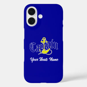 Boat captain's iPhone 16 case