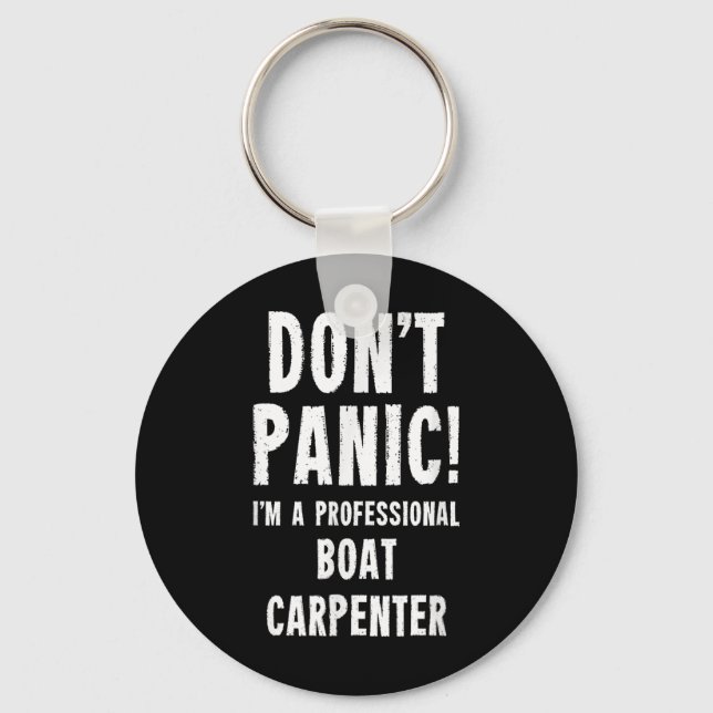 Boat Carpenter  Key Ring (Front)