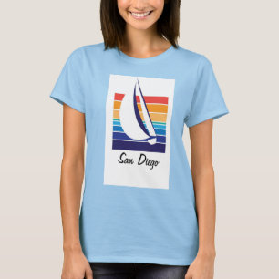 Boat Color Square_San Diego t-shirt
