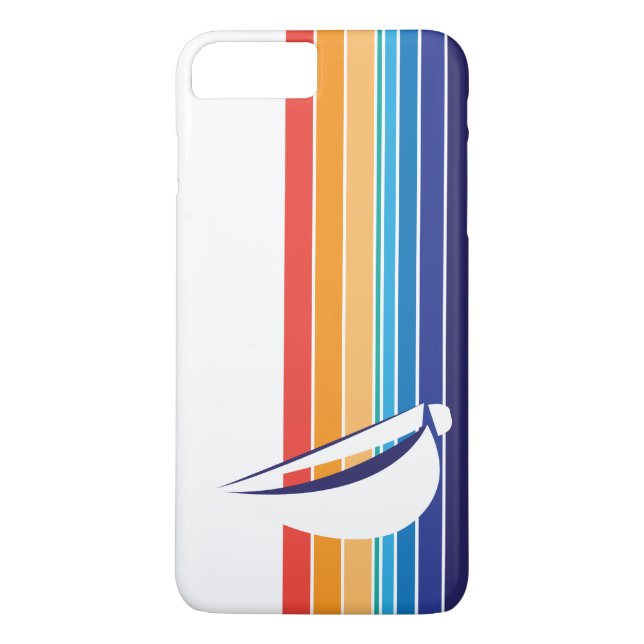 Boat Colour Square_horizontal hues_custom designed Case-Mate iPhone Case (Back)