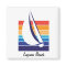 Boat Colour Square_Laguna Beach magnet