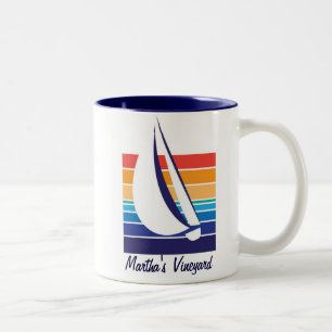 Boat Colour Square_Martha's Vineyard Two-Tone Coffee Mug
