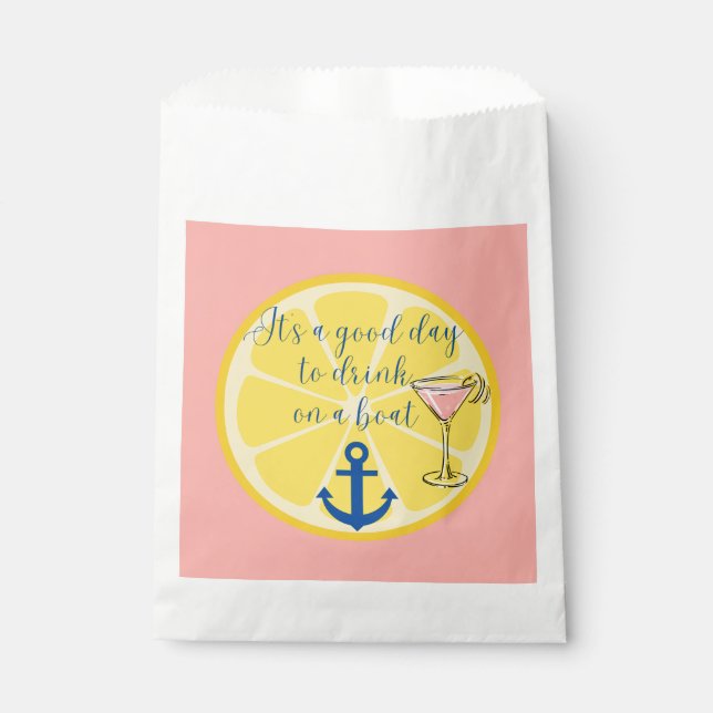  Boat Cruise Favour Bags (Front)