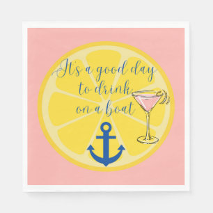  Boat Cruise Napkin