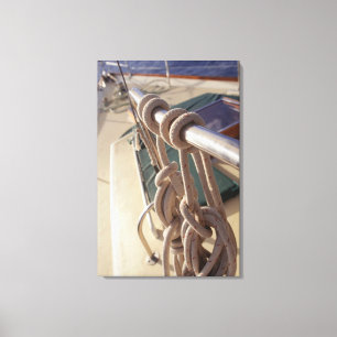 Boat Deck Canvas Print
