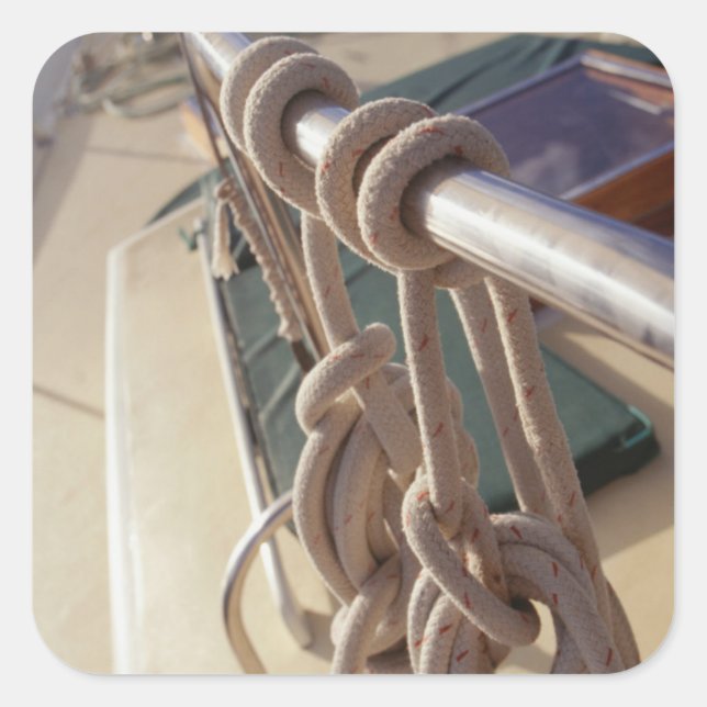 Boat Deck Square Sticker (Front)