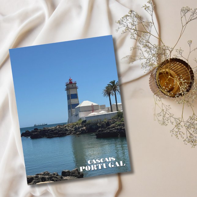 Boat Dock in Cascais Portugal Travel Photography Holiday Postcard (Creator Uploaded)