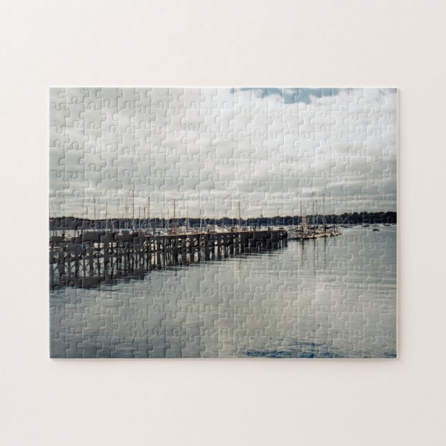 Boat Dock Jigsaw Puzzle (Horizontal)