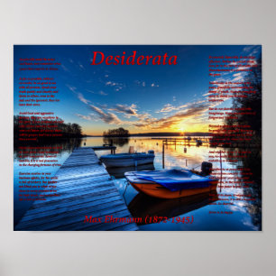 Boat Dock Poster
