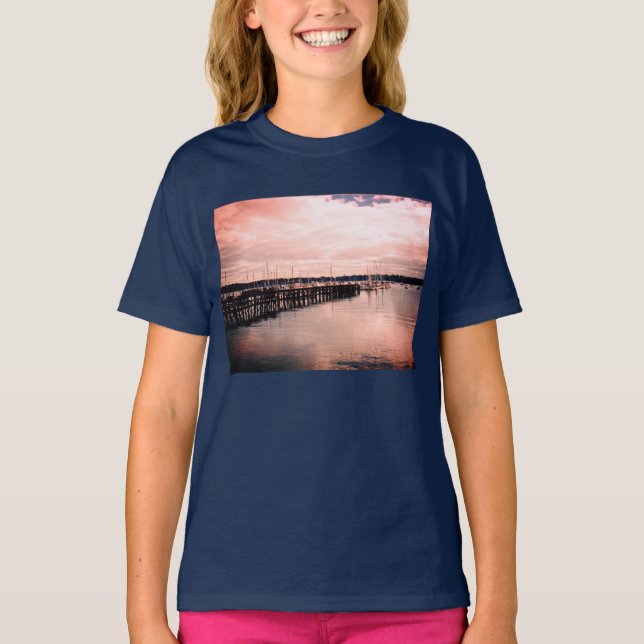Boat Dock  T-Shirt (Front)