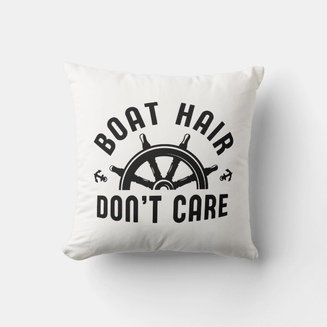 Boat Hair Don’t Care Cushion (Front)