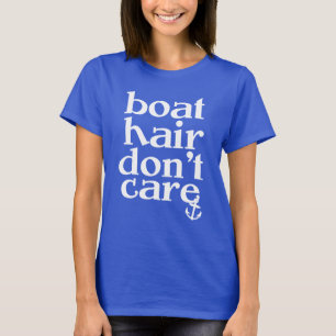 Boat Hair Don't Care women's anchor shirt