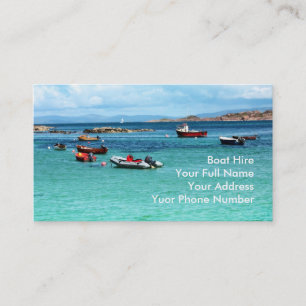 Boat Hire Business Card