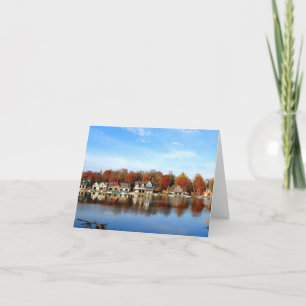 Boat House Row, Philadelphia, PA Card