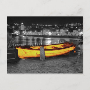 BOAT IN ST. IVES POSTCARD