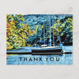 Boat Lake House Thank You Postcard