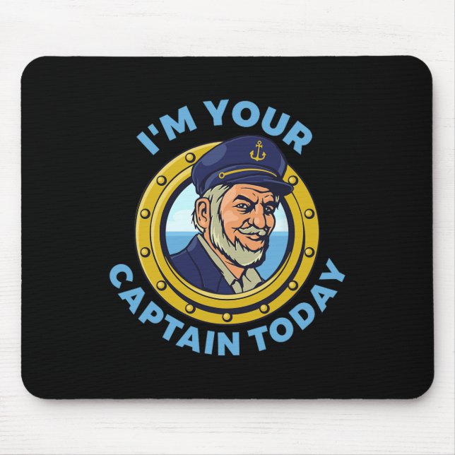 Boat Life Sailing Captain Boating Skipper Sailor S Mouse Mat (Front)