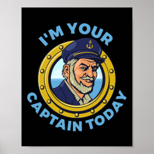 Boat Life Sailing Captain Boating Skipper Sailor S Poster