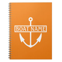 Boat Name Anchor Captain's Log