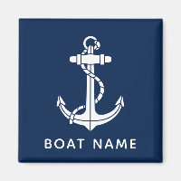 Boat Name Anchor Cruise Trip Custom