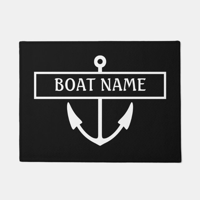 Boat Name Dock Mat (Front)