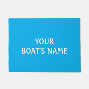 Boat Name Dock Mat