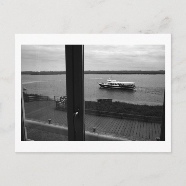 Boat on the bay postcard (Front)