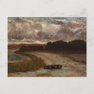 Boat On the Shore - Edward Mitchell Bannister Postcard