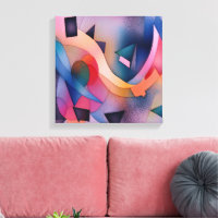 "Boat On Water" Contemporary Abstract Art