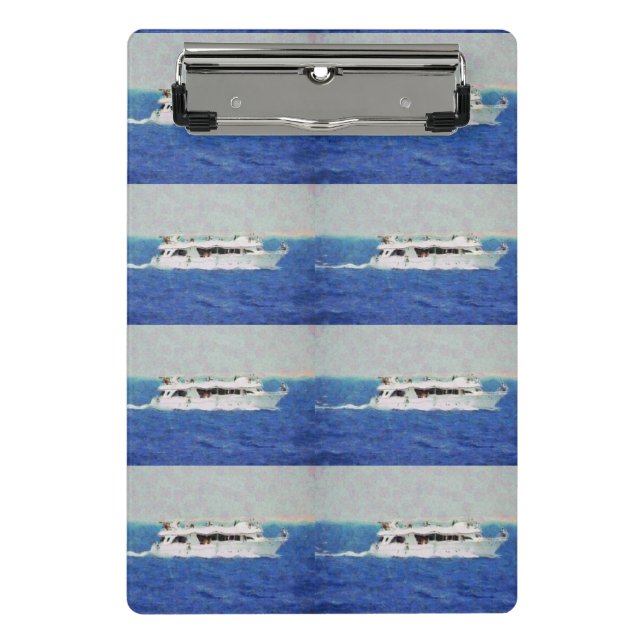 Boat painting mini clipboard (Front)